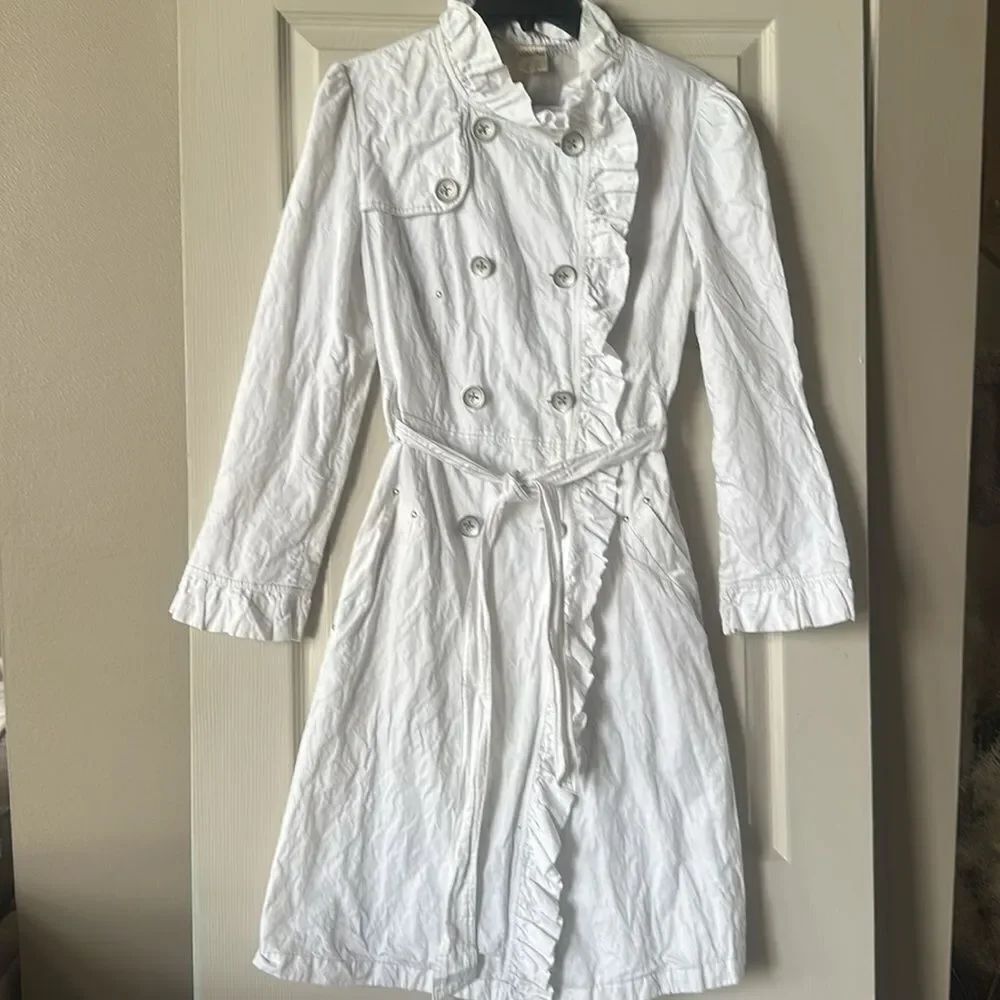 Matilda Jane White Trench Coat!!